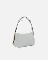 Saddle Bag small leather shoulder bag - Grey | Pinko