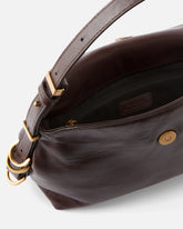 Mała skórzana torebka na ramię Saddle Bag - | Pinko