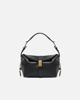 Petit sac porté épaule Saddle Bag en cuir - Noir | Pinko