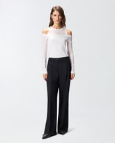 Pantalones palazzo amplios - | Pinko