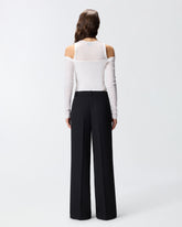 Pantalones palazzo amplios - | Pinko