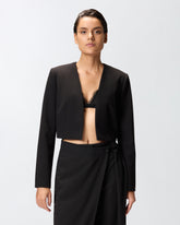 Shrug-style spencer jacket - | Pinko