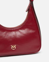 Petit sac hobo porté épaule Miss PINKO Mini en cuir brillant - | Pinko