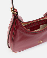 Petit sac hobo porté épaule Miss PINKO Mini en cuir brillant - | Pinko