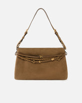 Borsa a spalla grande Belt Bag Big in suede - | Pinko