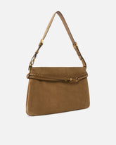 Belt Bag Big large shoulder bag in suede - | Pinko