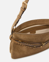 Borsa a spalla grande Belt Bag Big in suede - | Pinko