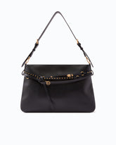 Borsa a spalla grande Belt Bag Big in pelle - Nero | Pinko