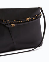 Borsa a spalla grande Belt Bag Big in pelle - Nero | Pinko