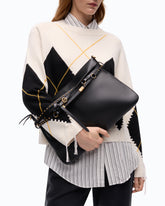 Borsa a spalla grande Belt Bag Big in pelle - Nero | Pinko