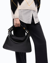 Borsa a spalla grande Belt Bag Big in pelle - Nero | Pinko
