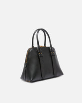 Mittelgroße Henkeltasche Escape Bag aus Leder - Schwarz | Pinko