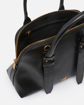 Mittelgroße Henkeltasche Escape Bag aus Leder - Schwarz | Pinko