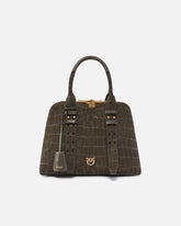 Borsa a mano piccola Escape Bag in pelle stampa coccodrillo - | Pinko