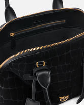 Petit sac à main Escape Bag en cuir embossé crocodile - | Pinko