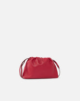 Small lather shoulder bag with drawstring - | Pinko