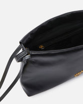 Borsa a spalla piccola in pelle con coulisse - | Pinko