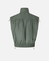 Piumino smanicato in tessuto tecnico - | Pinko