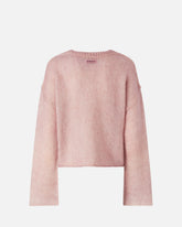 Wide-fitting mohair- and wool-blend sweater - | Pinko