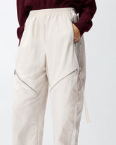 Pantalón deportivo holgado con cremallera - | Pinko