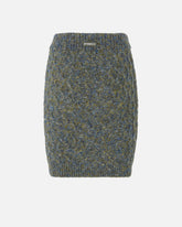 Jupe en maille avec broderie bijou - | Pinko