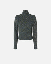 Dolcevita in maglia a trecce - | Pinko