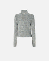 Knit turtleneck with cable stitch - | Pinko