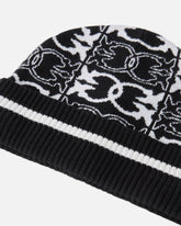 Gorro con logotipo jacquard - | Pinko