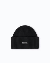 Bonnet à logo PINKO - Noir | Pinko