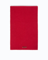 Sciarpa in misto lana e cashmere a coste - | Pinko