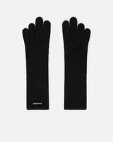 Guantes largos de mezcla de lana y cachemira - | Pinko