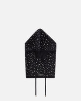 Balaclava con coulisse e strass - | Pinko