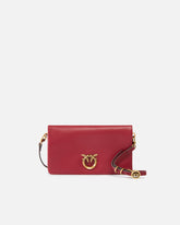 Pochette a tracolla piccola Love Bag Click Soft Horizontal Mini in pelle - | Pinko