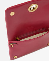 Pochette a tracolla piccola Love Bag Click Soft Horizontal Mini in pelle - | Pinko