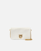 Μικρό, δερμάτινο τσαντάκι χιαστί Love Bag Click Soft Horizontal Mini - | Pinko