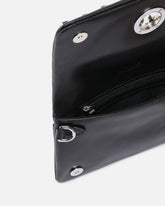 Love Bag Click Soft Horizontal Mini crossbody clutch in leather with studs - | Pinko