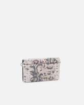 Love Bag Click Soft Horizontal Mini crossbody clutch in python-print suede - | Pinko