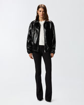 Bomber oversize effet vernis - | Pinko