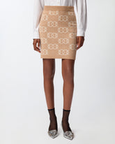 Mini skirt with Love Birds logo - | Pinko