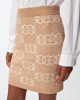 Minigonna con logo Love Birds - | Pinko