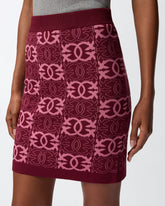 Mini skirt with Love Birds logo - | Pinko