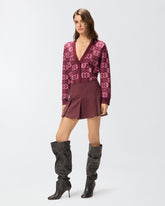 Cárdigan con logotipo Love Birds - | Pinko