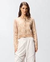 Cardigan with Love Birds logo - | Pinko