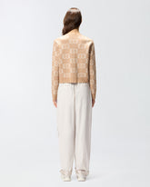 Cardigan with Love Birds logo - | Pinko