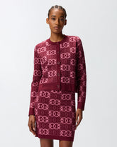 Cardigan with Love Birds logo - | Pinko