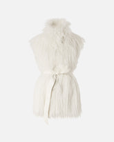 Gilet effetto pelliccia - | Pinko