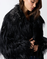 Caban effetto pelliccia - | Pinko