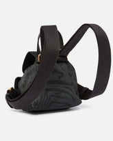 Small nylon backpack with animal print - | Pinko