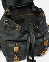 Petit sac à dos en nylon à imprimé animalier - | Pinko