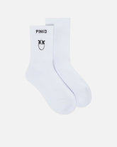 Calzini con logo Love Birds - Muticolor Nero-Bianco | Pinko